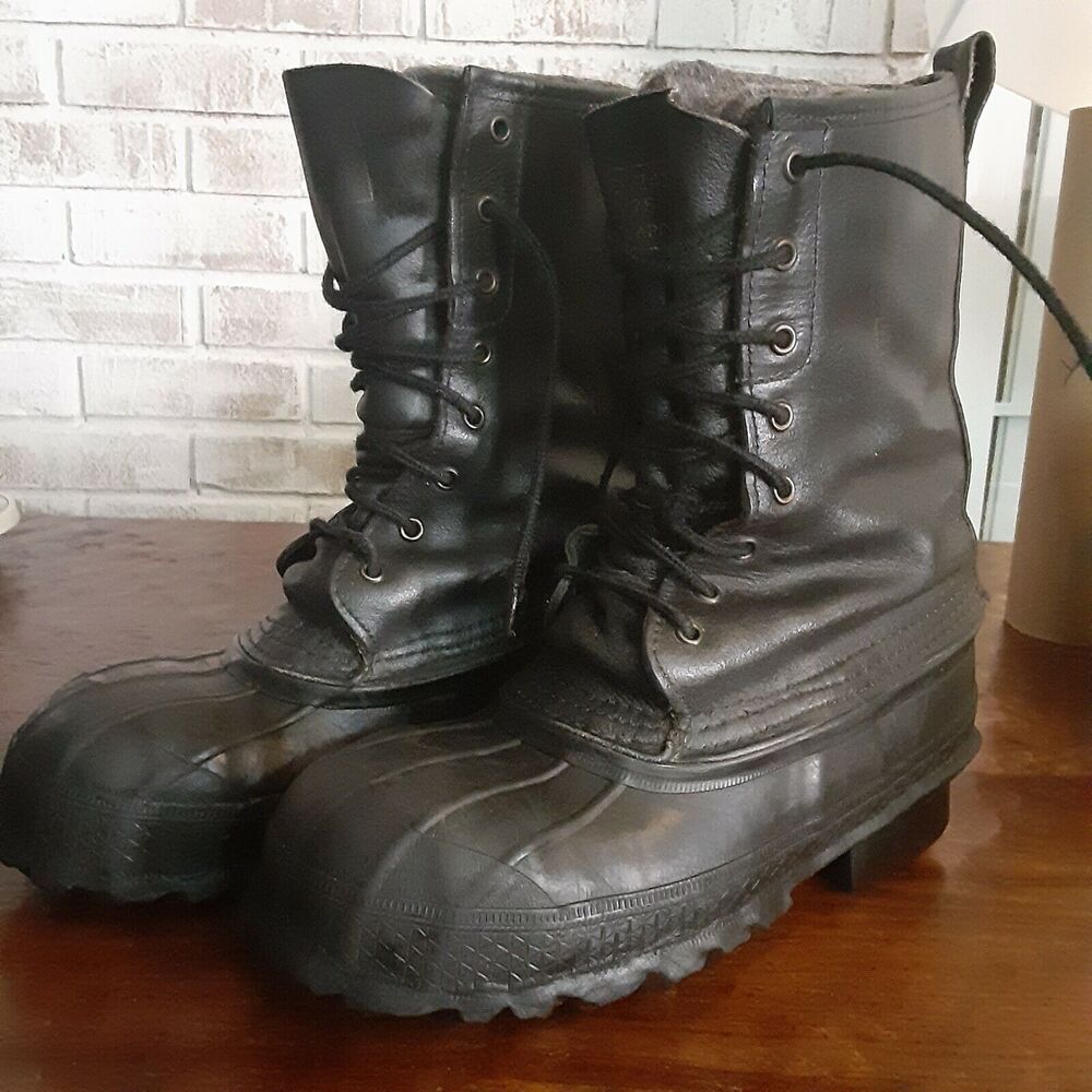 LaCrosse Leather Upper De-icer Black,Steel Shank Boot sz 6? CSA Approval
